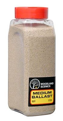 Woodland Scenics Ballast Medium Buff 32 oz (WOOB1380)