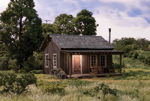 Woodland Scenics Built-&amp;-Ready Rustic Cabin (WOOBR5869)