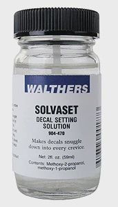Walthers Solvaset Decal Setting Solvent (904-470)