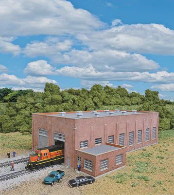 Walthers Two-Stall 130' Brick Diesel House (933-3266)