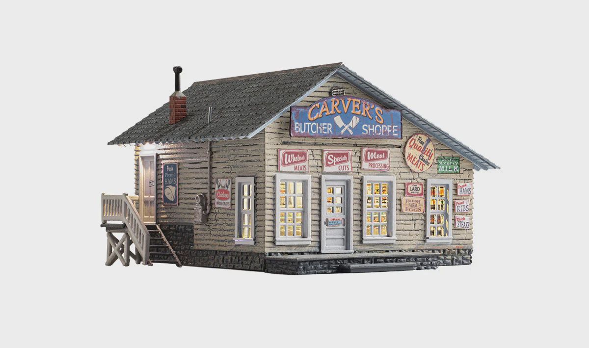 Woodland Scenics Carver's Butcher Shoppe - N Scale (WOOBR4958)