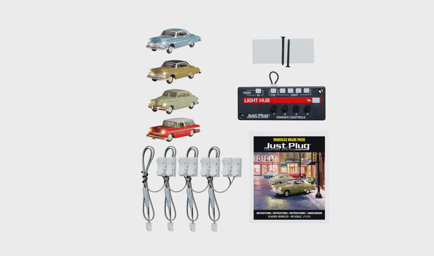 Woodland Scenics Classic Vehicle Value Pack - HO Scale (WOOJP5908)
