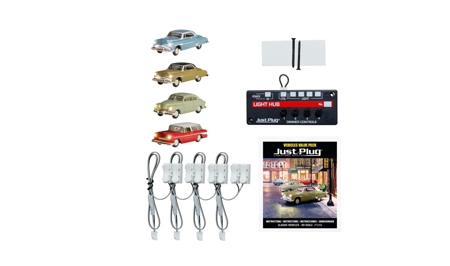 Woodland Scenics Classic Vehicle Value Pack - HO Scale (WOOJP5908)