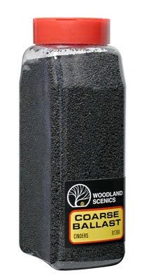 Woodland Scenics Ballast Coarse Cinder 32 oz (WOOB1390)