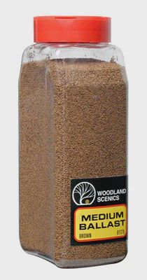 Woodland Scenics Ballast Medium Brown 32 oz (WOOB1379)