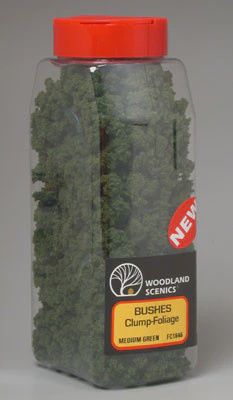 Woodland Scenics Bushes Shaker Medium Green 32 oz (WOOFC1646)