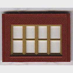 Woodland Scenics HO DPM 1 Story Victorian Window (4) (WOO30147)