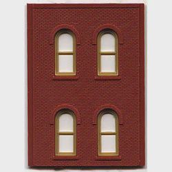 Woodland Scenics HO DPM 2 Story/4 Arch Window (4) (WOO30108)