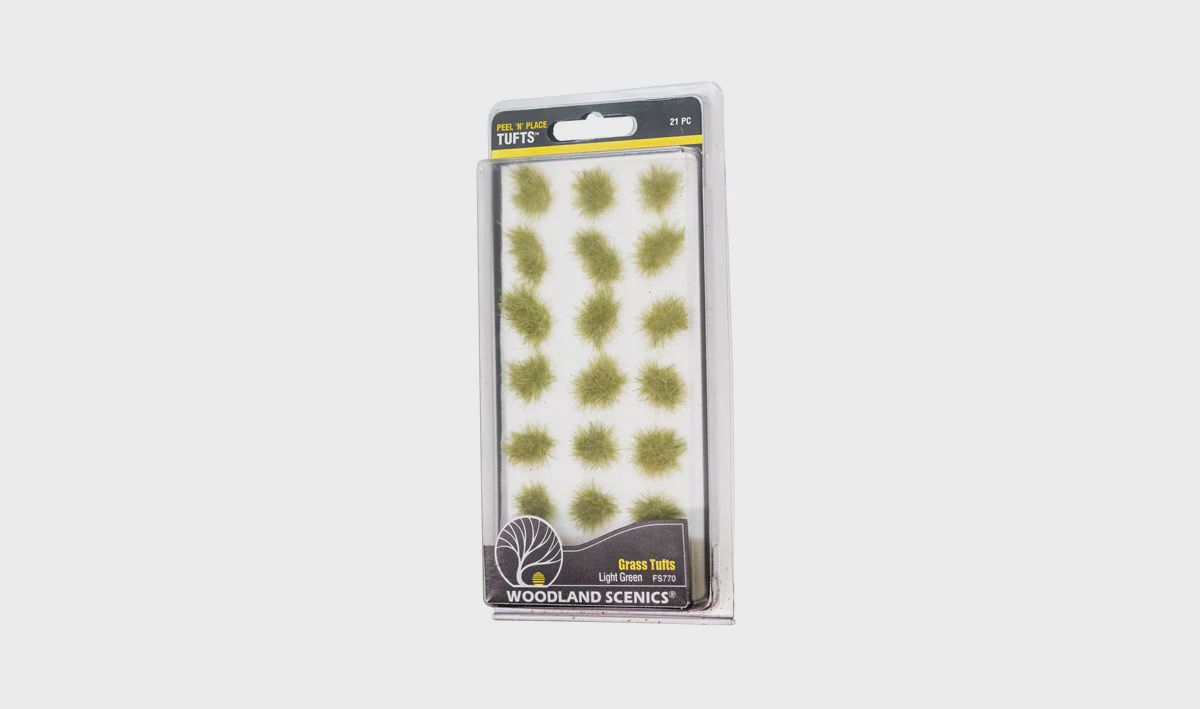 Woodland Scenics Light Green Grass Tufts (WOOFC770)