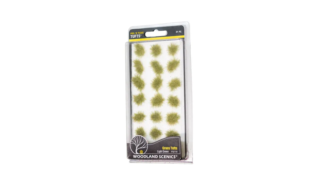 Woodland Scenics Light Green Grass Tufts (WOOFC770)