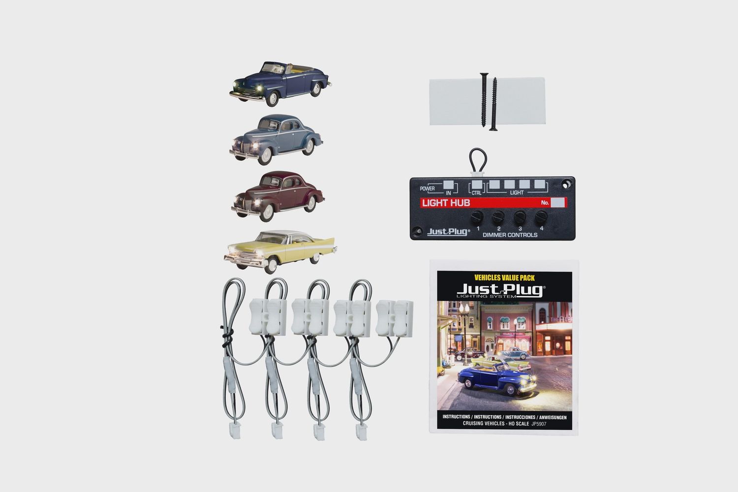 Woodland Scenics Cruising Vehicle Value Pack - HO Scale (WOOJP5907)