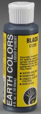 Woodland Scenics Earth Color Black 4 oz (WOOC1220)