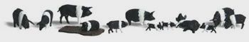 Woodland Scenics Hampshire Pigs HO (WOOA1864)