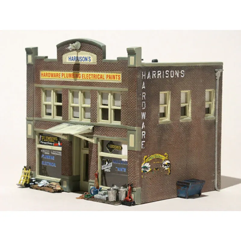 Woodland Scenics HO B/U Harrisons Hardware ((WOOBR5022)