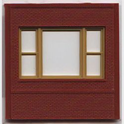 Woodland Scenics HO DPM Dock Level 20th Century Window (4) (WOO30163)