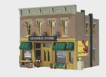Woodland Scenics Luebner's General Store - Built &amp; Ready(R) Landmark (WOOBR4925)