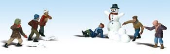 Woodland Scenics N Snowball Fight (WOOA2183)