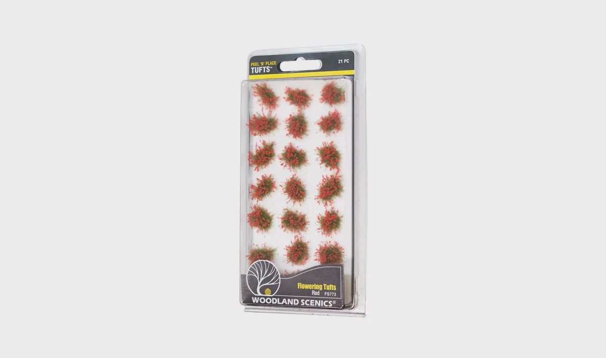 Woodland Scenics Red Flowering Tufts (WOOFS773)