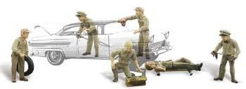 Woodland Scenics HO Service Station Attendants (WOOA1948)