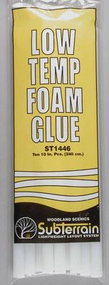 Woodland Scenics Hot Melt Glue Sticks (10) (WOOST1446)