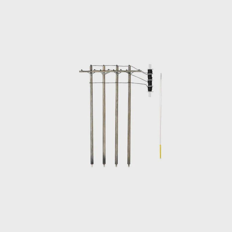 Woodland Scenics N Wired Poles Single Crossbar (WOOUS2250)