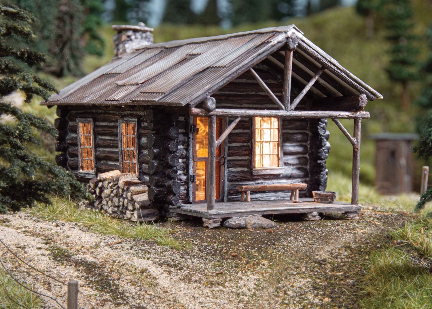 Woodland Scenics O-Scale Cozy Cabin (WOOBR5875)