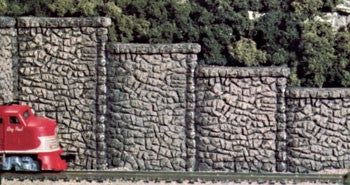 Woodland Scenics Random Stone Retaining Walls (6) (WOOC1161)