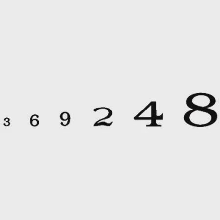 Woodland Scenics Roman Numbers, Black 1/16-5/16 (WOOMG707)