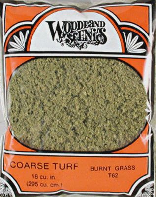 Woodland Scenics TURF COARSE BURNT GRASS 12 OZ. (WOOT62)