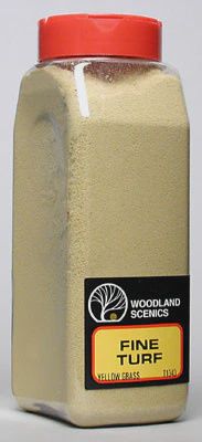 WOODLAND SCENICS TURF FINE YELLOW GRASS 32OZ (WOOT1343)