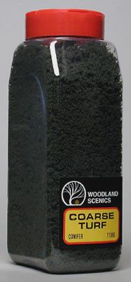WOODLAND SCENICS TURF COARSE CONIFER 32OZ (WOOT1366)