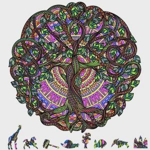ZenChalet Tree of Life Wooden Puzzle, 200 Pcs (ZCPTLl200)