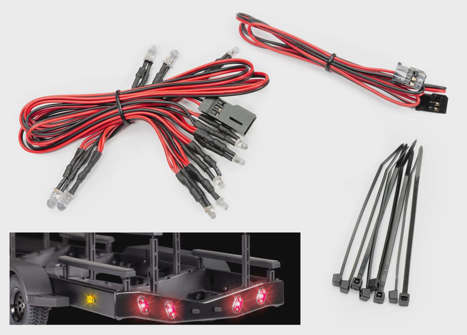 Traxxas LED Light Kit with Wire Harness and Zip Ties (TRA10349X)