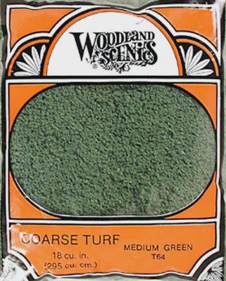 Woodland Scenics TURF COARSE MEDIUM GREEN (WOOT64)
