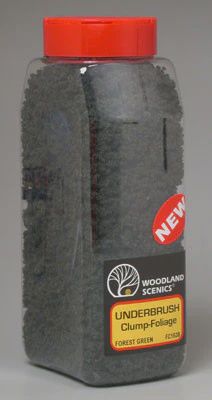 Woodland Scenics Underbrush Shaker Forest Green 32 oz (WOOFC1638)
