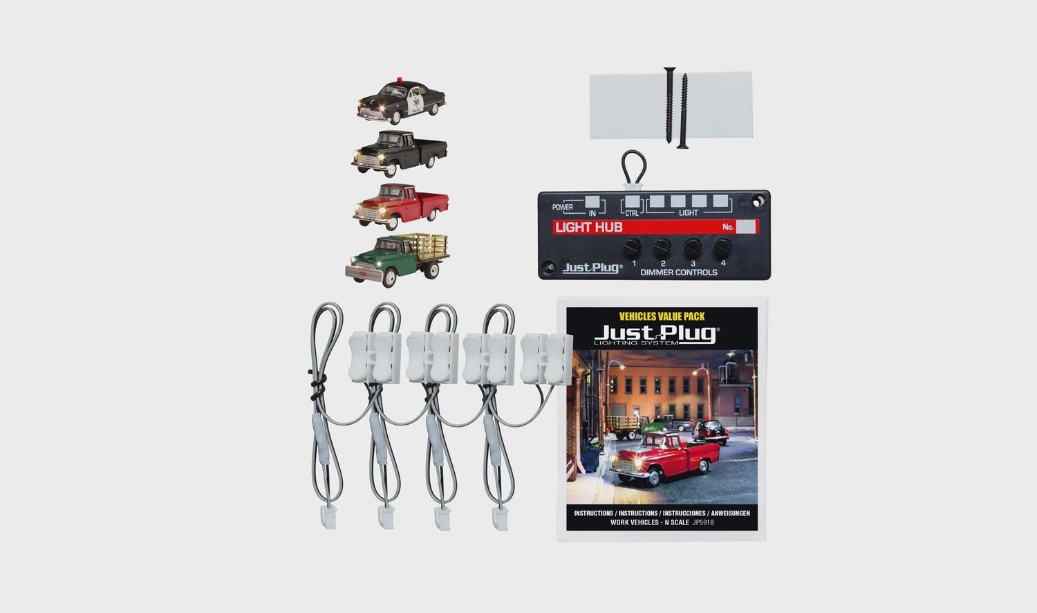 Woodland Scenics Work Vehicle Value Pack - N Scale (WOOJP5918)