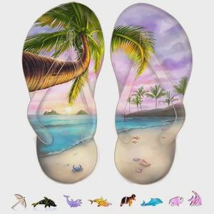 ZenChalet Flip Flops Wooden Puzzle, 200 Pcs