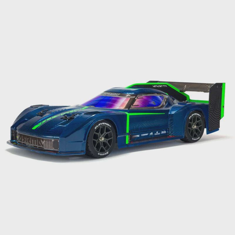 Arrma Vendetta 3S BLX Brushless 1/8 RTR Electric 4WD Speed Bash Racer (ARA4319V3T2), Color: Blue