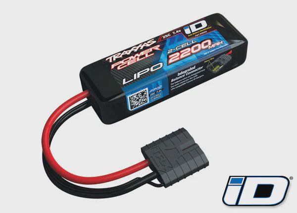 Traxxas 2S "Power Cell" 25C LiPo Battery w/iD Traxxas Connector (7.4V/2200mAh) (TRA2820X)