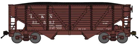 Walthers Louisville &amp; Nashville 31597 (Boxcar Red, Reporting Marks Only) (188-63160)