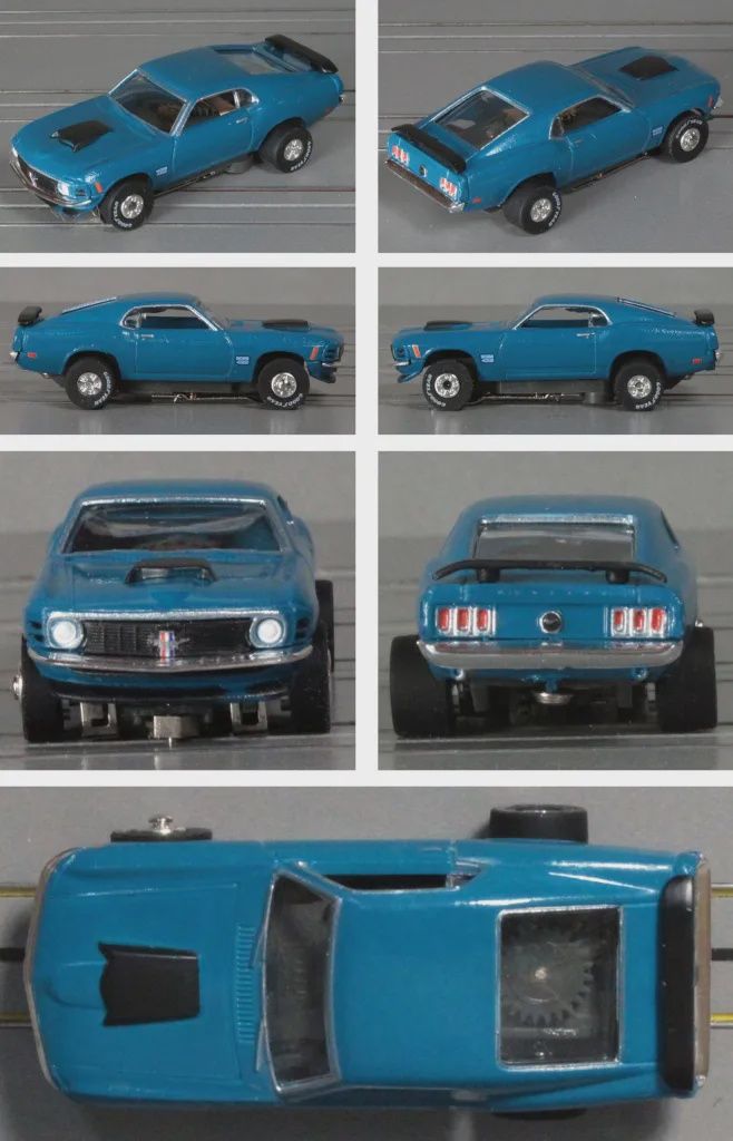 ThunderJet R3 SC411 1970 Ford Mustang Boss 429 – Grabber Blue #2B