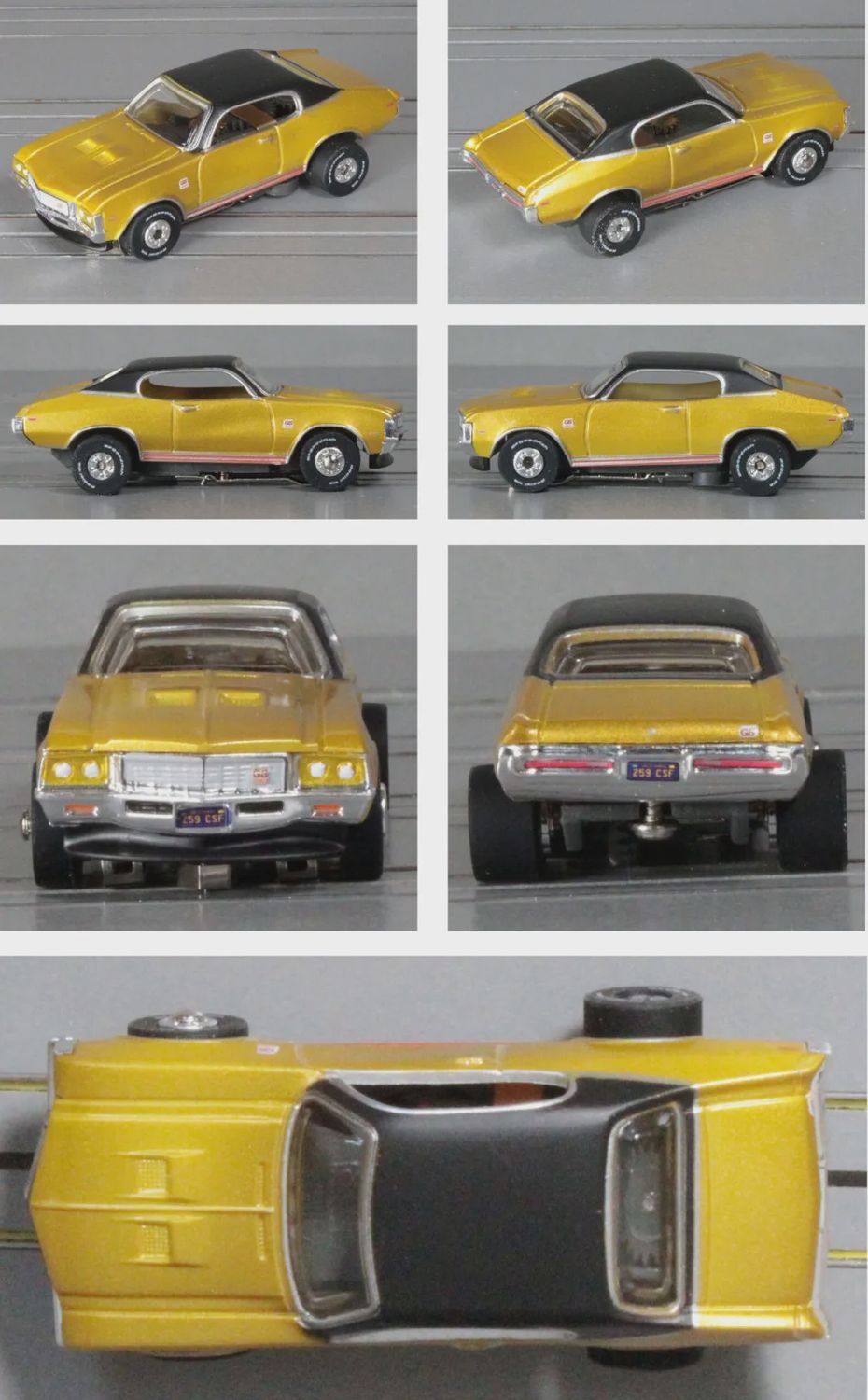 ThunderJet R3 SC411 1972 Buick GS – Cortez Gold/Black #4B