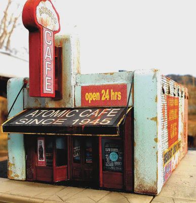 The Atomic Cafe -- Cast-Hydrocal Kit - -1/2 x 11" 19.1 x 27.9cm