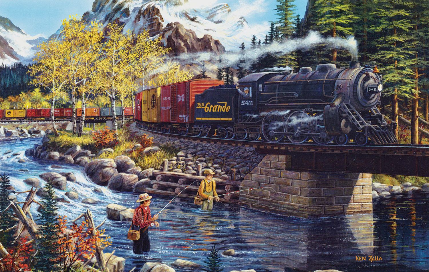 SunsOut Cascade Run - 550 PC (SUN39917)