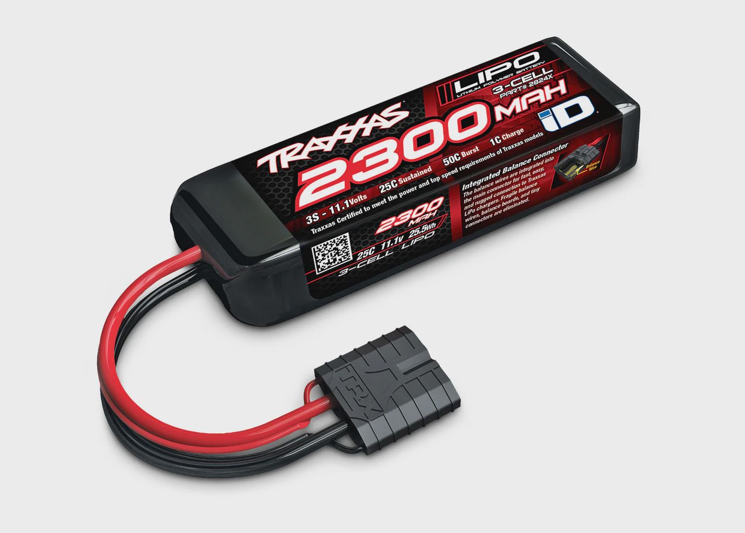 Traxxas 3S "Power Cell" 25C Li-Poly Battery w/Traxxas Connector (11.1V/2300mAh) (TRA2824X)