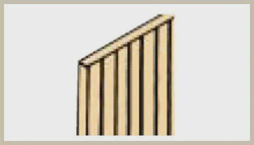 Sribed Sheathing - Random Scribing - 1/16" Thick x 24" Long (521-70373)