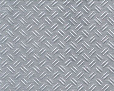 Walthers Patterned Sheets - Safety Tread - Double Diamond Plate - .020 x 7 x 12" pkg -- White - .187" (PLS91683)