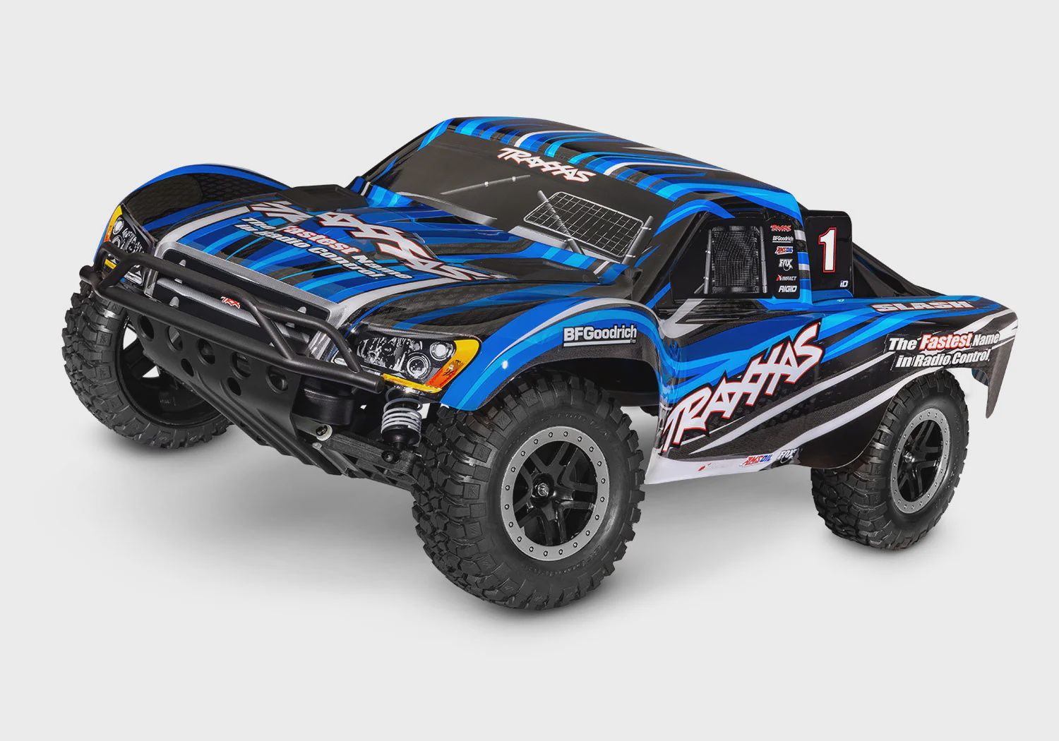 Traxxas SLASH 1/10 USB-C HD (TRA58234-8), Color: blue