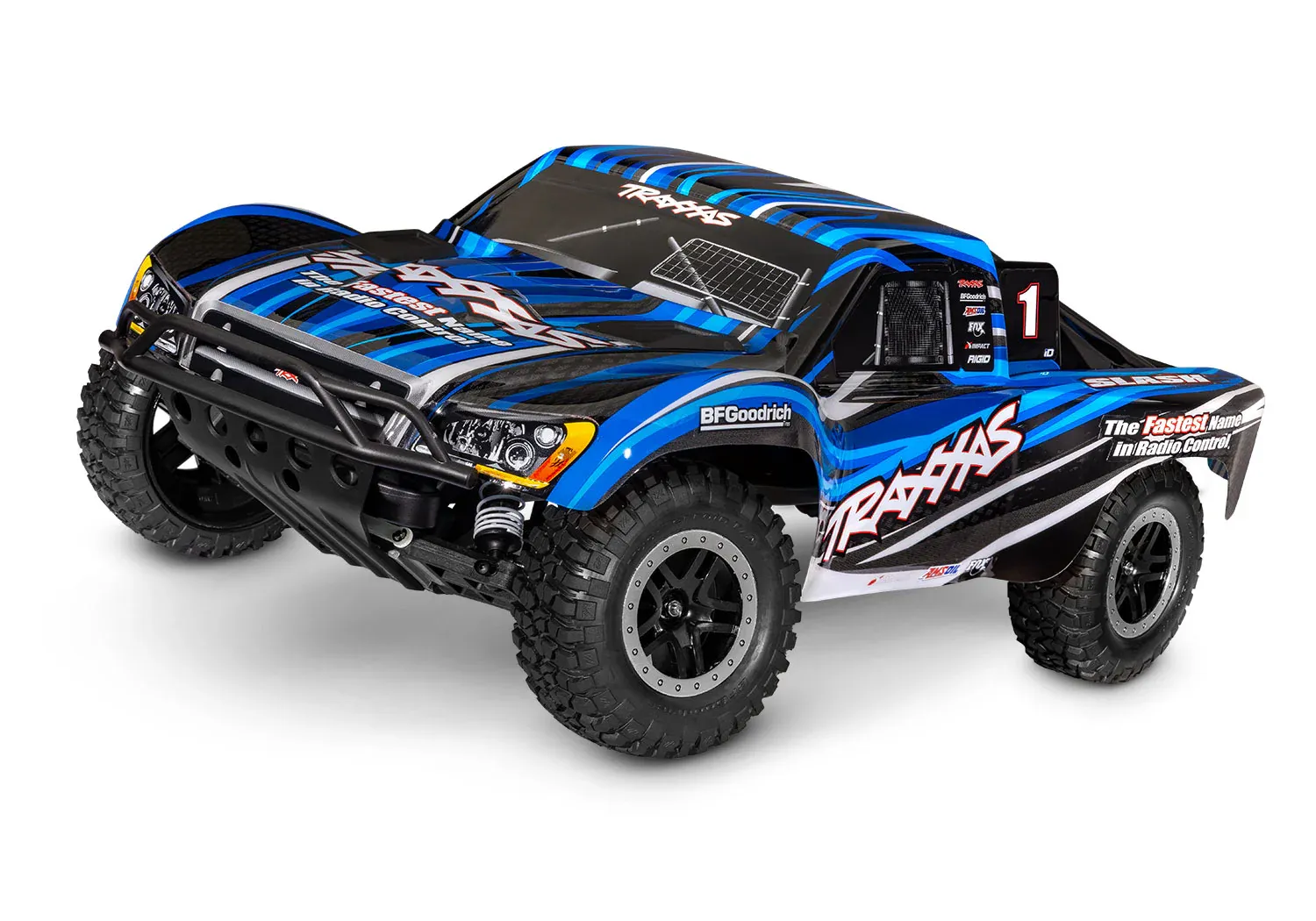 Traxxas SLASH 1/10 USB-C HD (TRA58234-8), Color: blue