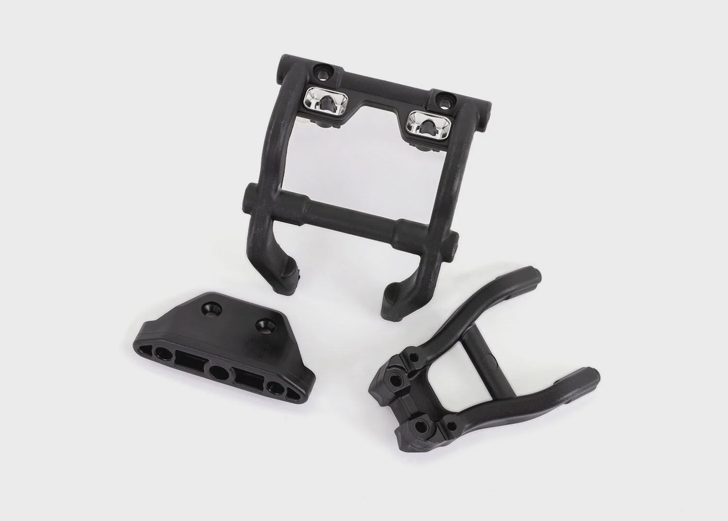Traxxas WHEELIE BAR MOUNT/SKIDPLTE BLK (TRA6777X